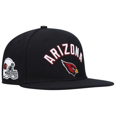 Pro Standard Black Arizona Cardinals Stacked Snapback Hat