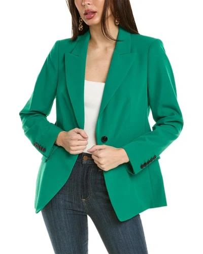 Kobi Halperin Jordi Single-button Twill Jacket In Ivy