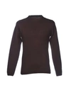 Daniele Alessandrini Sweaters In Brown