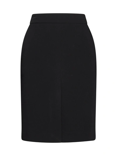 Blanca Vita Gypso Pencil Skirt In Black