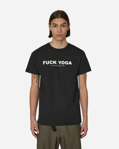 Aar Slam Jam Fuck Yoga T-shirt In Black