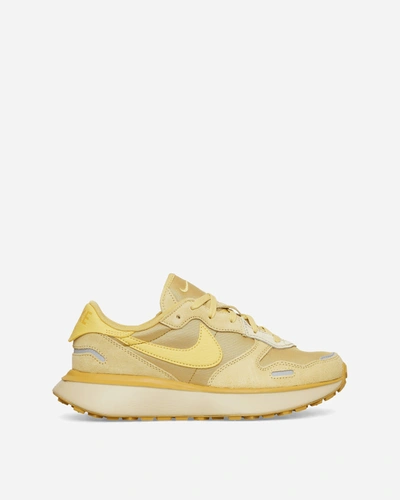 Nike Wmns Phoenix Waffle Sneakers Wheat Gold / Saturn Gold In Multicolor