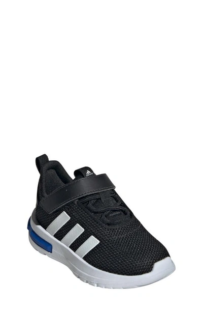 Adidas Originals Kids' Racer Tr23 Running Shoe In Black/ White/ Team Royal Blue