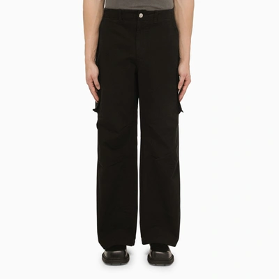 Our Legacy Mount Cotton Cargo Trousers In Black