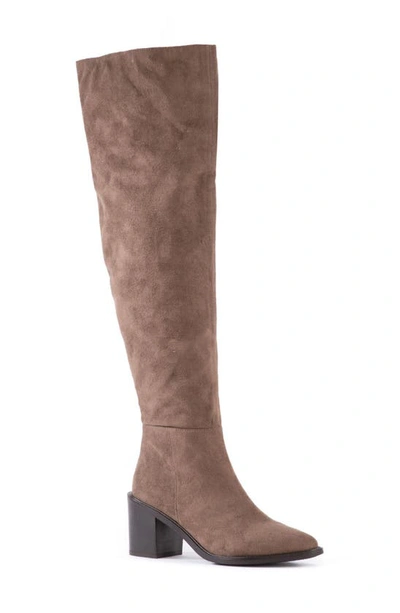 Seychelles Paradise City Over The Knee Boot In Taupe