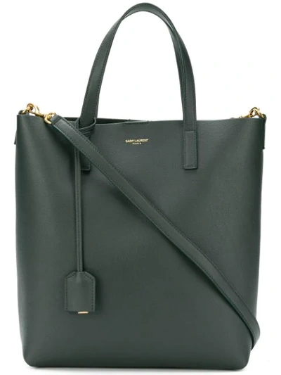 Saint Laurent Shopping Tote Bag In Green