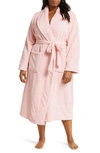 Nordstrom Shawl Collar Plush Robe In Pink English