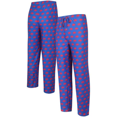 Concepts Sport Royal Buffalo Bills Gauge Throwback Allover Print Knit Pants