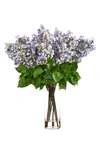 Nearly Natural Artificial Lilac Bouquet In Purple