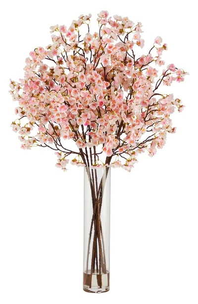 Nearly Natural 32" Cherry Blossom Artificial Plant In Pink