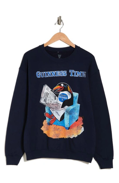 Philcos Guinness Penguin Sweatshirt In Navy