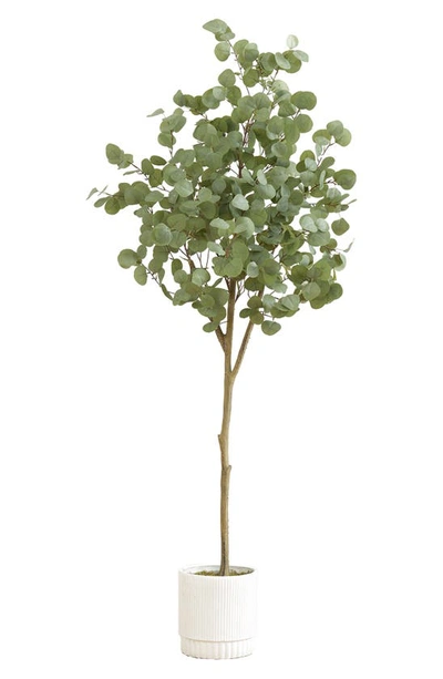 Nearly Natural Artificial Eucalyptus Tree In Green