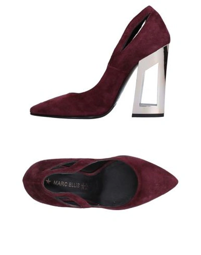 Marc Ellis Pumps In Maroon