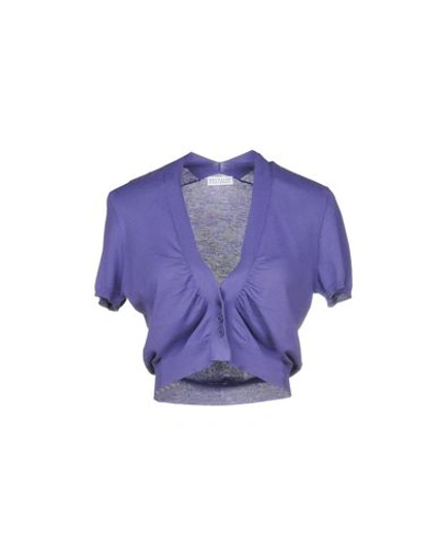 Brunello Cucinelli Shrug In Light Purple