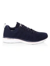 Apl Athletic Propulsion Labs Athletic Propulsion Labs Women's Techloom Pro Knit Low-top Sneakers In Midnight Gossamer