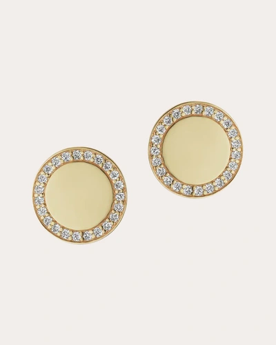 The Gild Women's 14k Gold Signature Pavé Stud Earrings