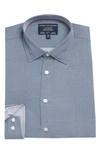 Report Collection Microprint Slim Fit Dress Shirt In 41 Navy