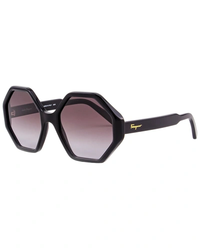 Ferragamo Women's 55mm Crystal G Sunglasses In Multi