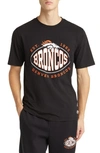 Hugo Boss X Nfl Buccaneers Stretch Cotton Graphic T-shirt In Denver Broncos Black