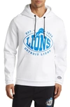 Hugo Boss X Nfl Bears Touchback Graphic Hoodie In Detroit Lions White