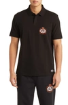 Hugo Boss X Nfl Chargers Cotton Polo In Chicago Bears Black