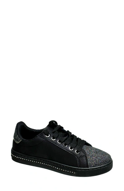 Lady Couture Beyond Embellished Glitter Sneaker In Black
