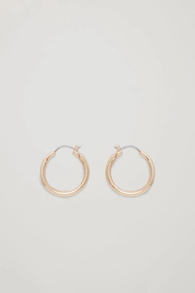 Cos Layered Hoops In Gold