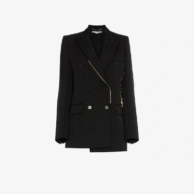 Stella Mccartney Black Double-breasted Wool Blazer