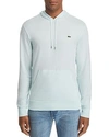 Lacoste Long Sleeve Jersey Hooded Tee In Ph0 Forst