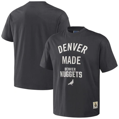 Staple Men's Nba X  Anthracite Denver Nuggets Heavyweight Oversized T-shirt