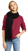 Acne Studios Canada Narrow Scarf In Black