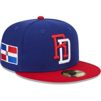 New Era Blue Dominican Republic Baseball 2023 World Baseball Classic 59fifty Fitted Hat