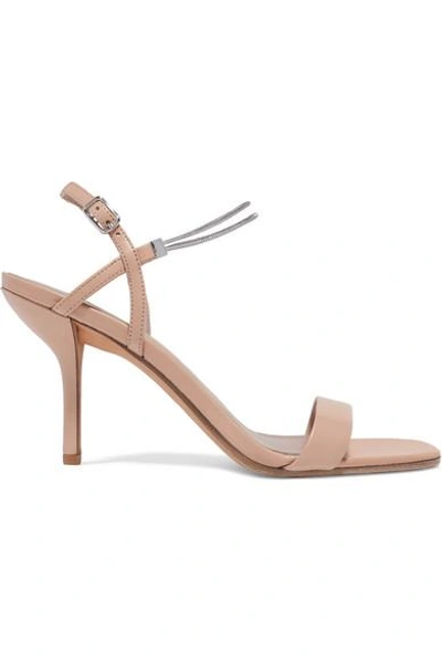 Diane Von Furstenberg Frankie Embellished Leather Sandals In Blush ModeSens