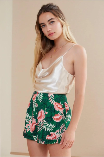 Finders Keepers Songbird Short In Forest Floral
