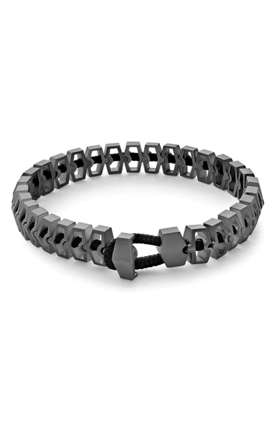 Miansai Harbour Bracelet In Solid Black