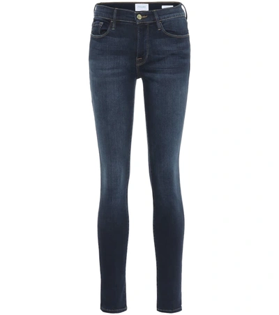 Frame Le Skinny De Jeanne Mid-rise Jeans In Queens Way