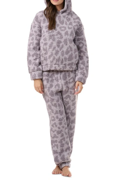 Splendid High Pile Fleece Pajamas In Abstract Animal