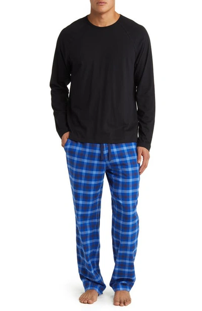 Ugg Steiner Pyjamas In Black / Azul Check