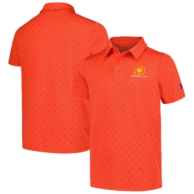 Under Armour Kids' Youth   Red 2024 Presidents Cup  Playoff Flag Print Polo