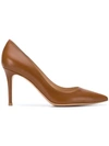 Gianvito Rossi Classic Pointed Pumps In Brown