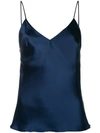 Gilda & Pearl Sophia Silk Top In Blue