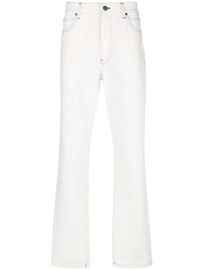 Calvin Klein 205w39nyc Turned Up Jeans In White