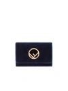 Fendi Wallet On Chain Mini Bag In Blue