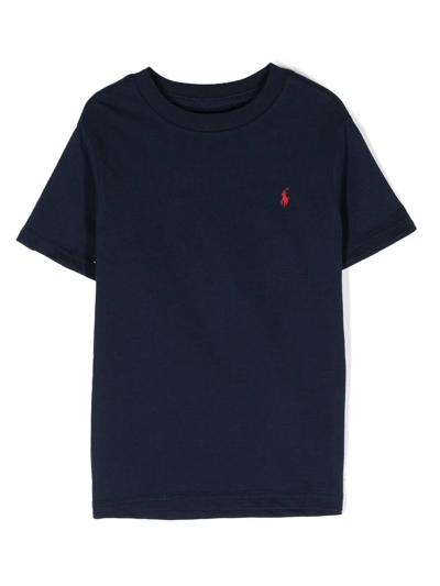 Polo Ralph Lauren Kids' Ss Cn Tops Tshirt In Blue