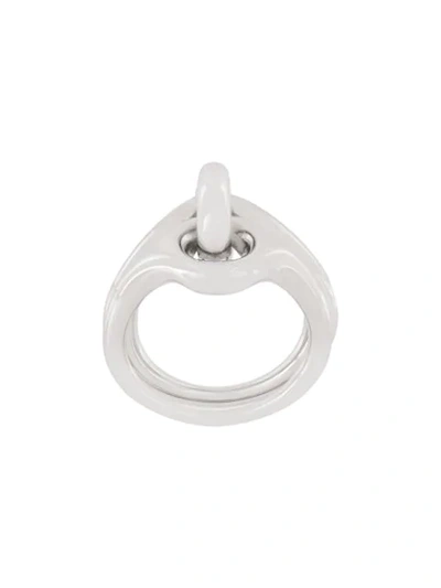 Charlotte Chesnais Eclipse Ring In Metallic