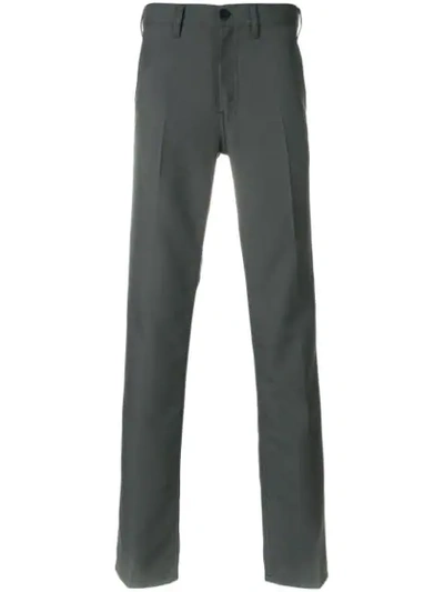 Prada Straight Trousers In Grey