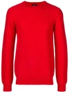 Apc A.p.c. Ribbed Sweater - Red