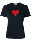 Alexa Chung Love Me Cotton-jersey T-shirt In Black