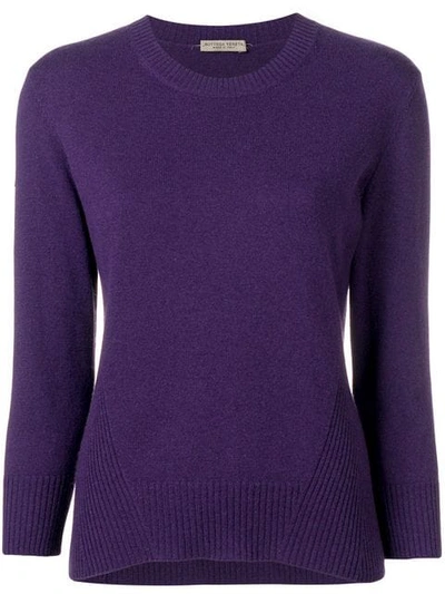 Bottega Veneta Classic Sweater In Purple
