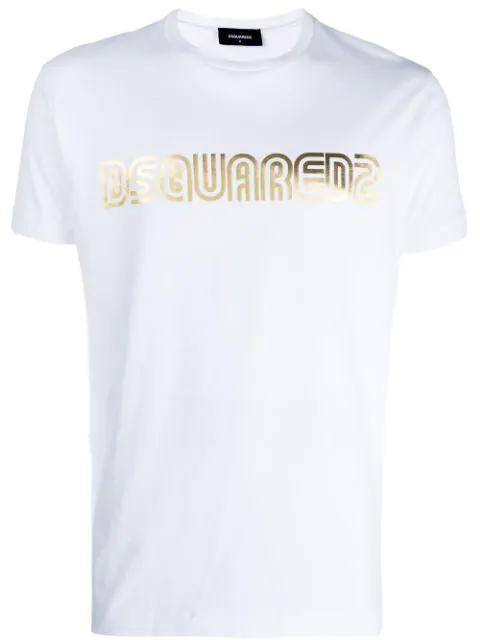Dsquared2 Metallic Logo T-shirt - White 
